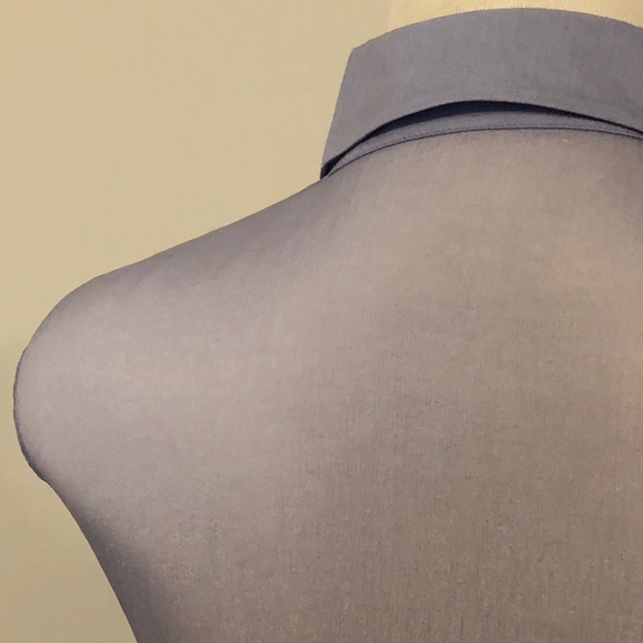 Lilac Silk Ruffled Prada Blouse/Button-Down - Picture 13 of 15